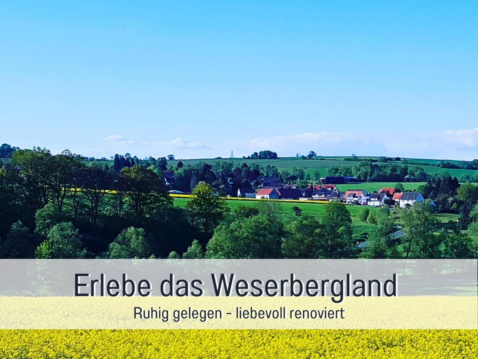 Am Feldrain - Urlaub Mit Hund Im Weserbergland Hannoversch Münden Esterno foto